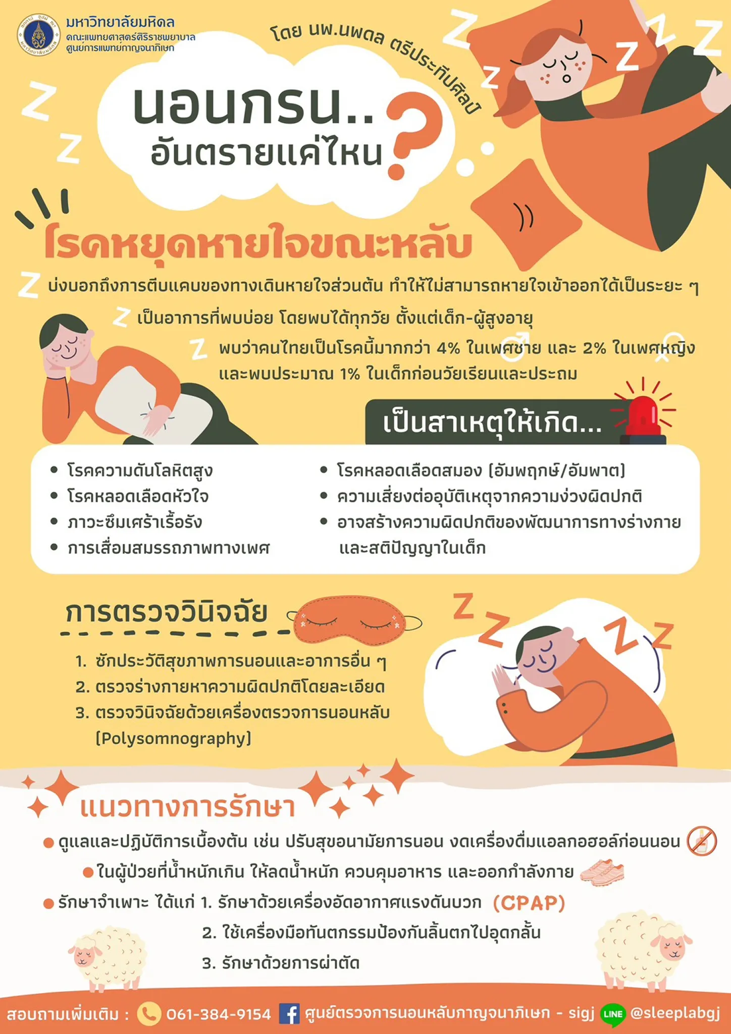 นอนกรน…อันตรายแค่ไหน? โรคหยุดหายใจขณะนอนหลับ